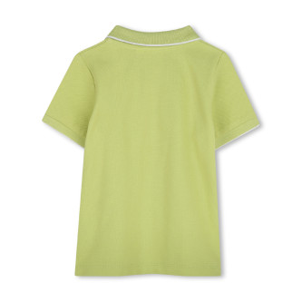 BOSS Groen piqu poloshirt
