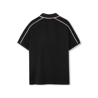 BOSS Kortrmet poloshirt sort