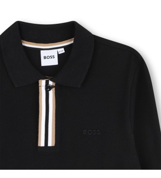 BOSS Polo Elegant svart