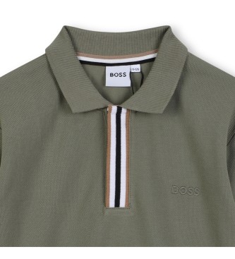 BOSS Polo Elegantna zelena