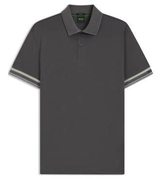 BOSS Polo gris Zone