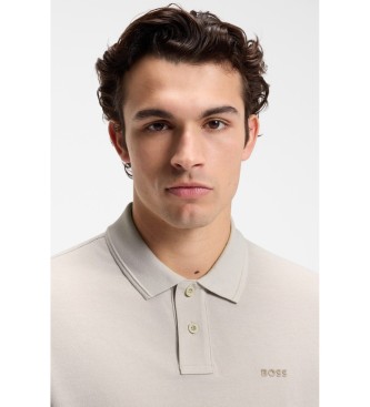 BOSS Polo Piqu� logotyp gr�