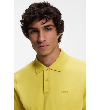 BOSS Polo Piqu� logotyp gul