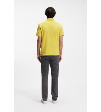 BOSS Polo Piqu� logotyp gul