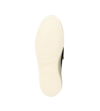 BOSS Mocassini in pelle Randal Loaf blu marino