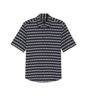 BOSS Chemise Coupe r�guli�re popeline imprim�e marine