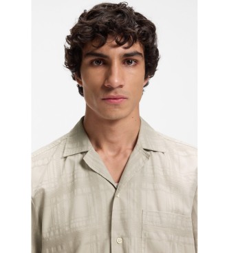 BOSS Chemise beige Rayer