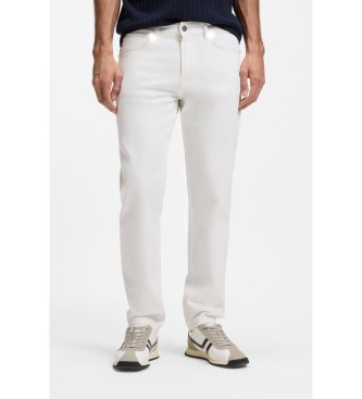 BOSS Jeans Maine regular fit blanc