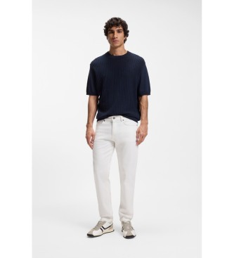 BOSS Jeans Maine regular fit blanc