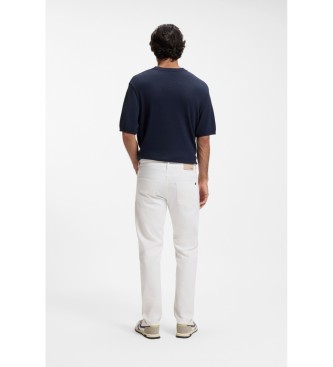 BOSS Jeans Maine regular fit blanc