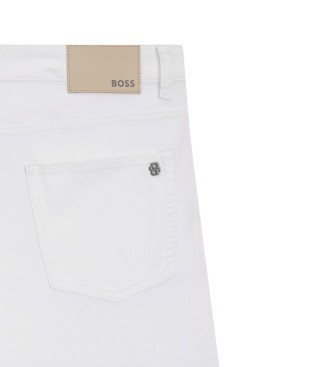 BOSS Jeans Maine regular fit blanc
