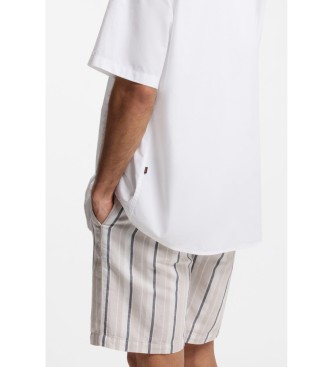 BOSS Regular Fit Poplin Overhemd wit