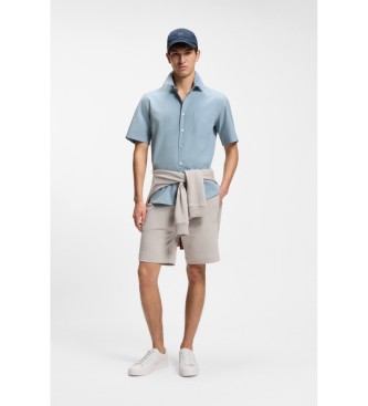 BOSS Shirt Regular Fit Popel�n blue