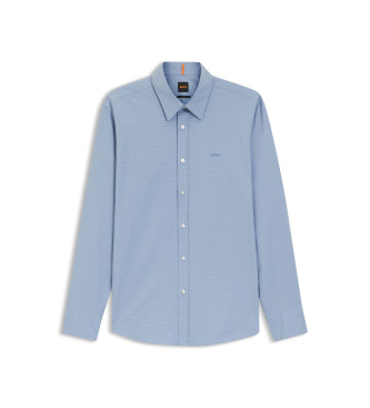 BOSS Chemise de relgable bleue