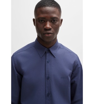 BOSS Relegant navy shirt