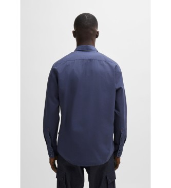 BOSS Relegant navy shirt