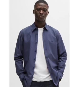 BOSS Relegant navy shirt