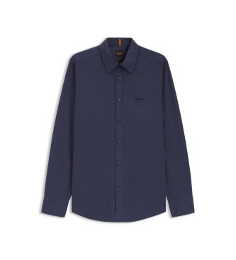 BOSS Relegant navy shirt