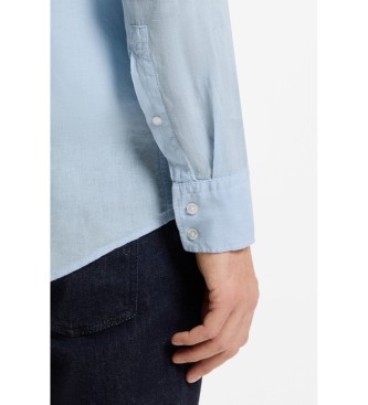 BOSS Chemise bleue du 6e rel�gable