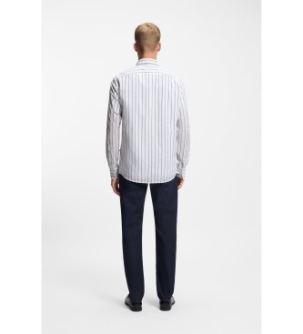 BOSS Skjorte Regular Fit hvid