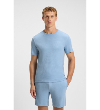 BOSS Camiseta Rib azul
