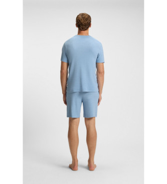 BOSS Camiseta Rib azul