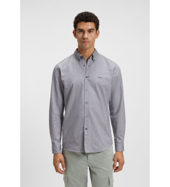 BOSS Camicia grigia Rickert