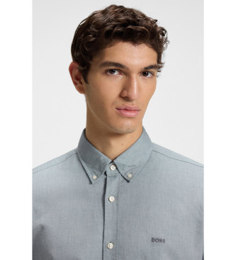 BOSS Rickert shirt greenish grey