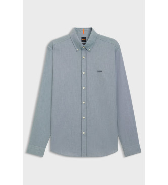 BOSS Rickert shirt greenish grey