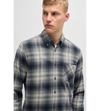 BOSS Rickert gr� skjorte