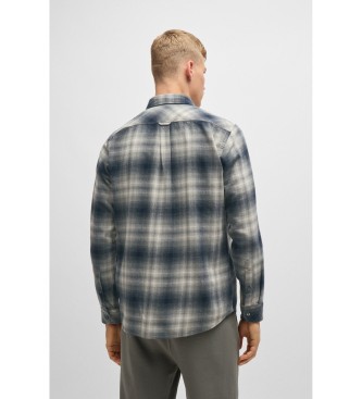 BOSS Rickert gr� skjorte