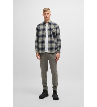 BOSS Rickert gr� skjorte