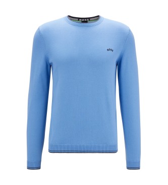 BOSS Ritom blue sweater