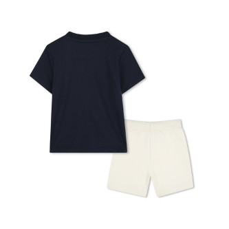 BOSS Beige, svart shorts och t-shirt set, beige, svart