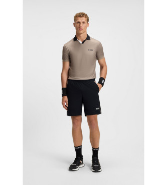BOSS Matchshorts schwarz