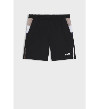 BOSS Matchshorts schwarz
