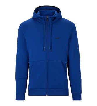 BOSS Schlaffes blaues Sweatshirt