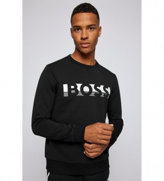 BOSS Sweatshirt Logo ontwerp zwart
