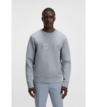 BOSS Sweater Salbo grijs