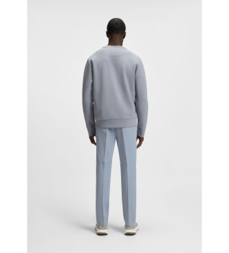 BOSS Sweater Salbo grijs
