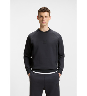 BOSS Bluza Salbo Rib w kolorze granatowym