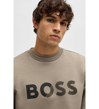 BOSS Sweatshirt Salbo braun