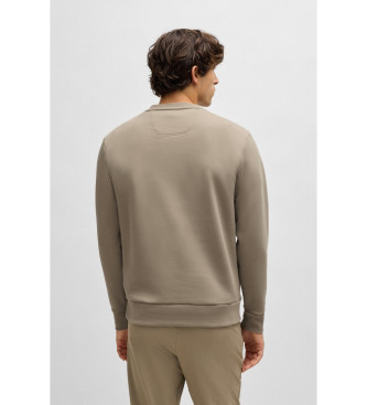 BOSS Sweatshirt Salbo braun