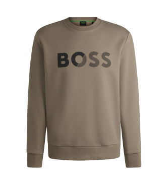 BOSS Sweatshirt Salbo braun
