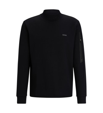 BOSS Sweat-shirt Salbock noir