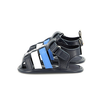 BOSS sandali in pelle blu navy
