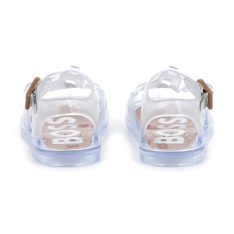 BOSS Transparent jelly sandals