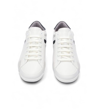 BOSS Saturn leather shoes white