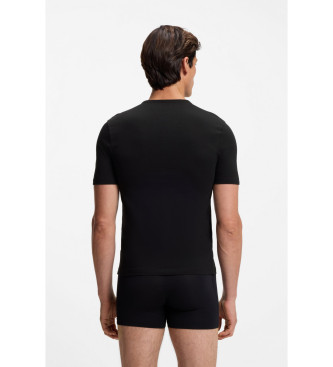 BOSS Set 3 Camisetas Interiores Classic blanco, negro, marino