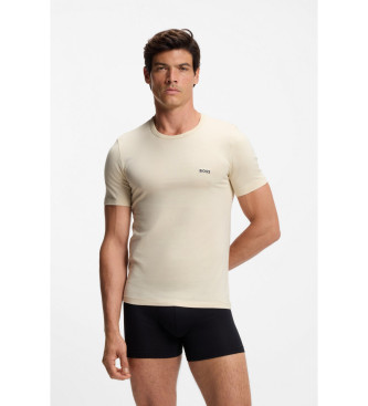 BOSS Set 3 Camisetas Interiores Classic blanco, negro, marino
